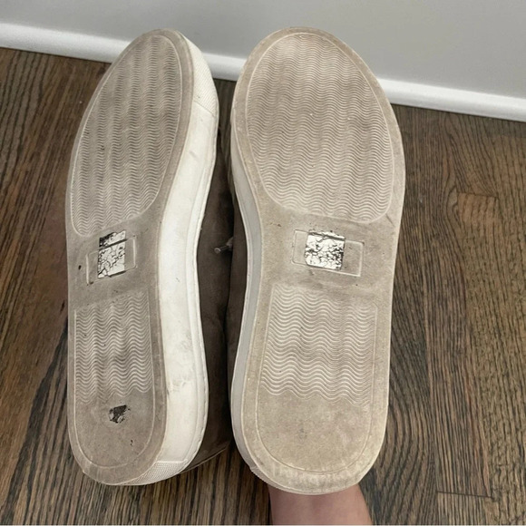 Peter Nappi tan leather lace up sneakers made in Portugal size 38/8 - Picture 8 of 9